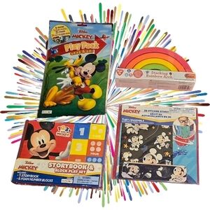 Disney Mickey Mouse Kids 4 Pack Toy Set